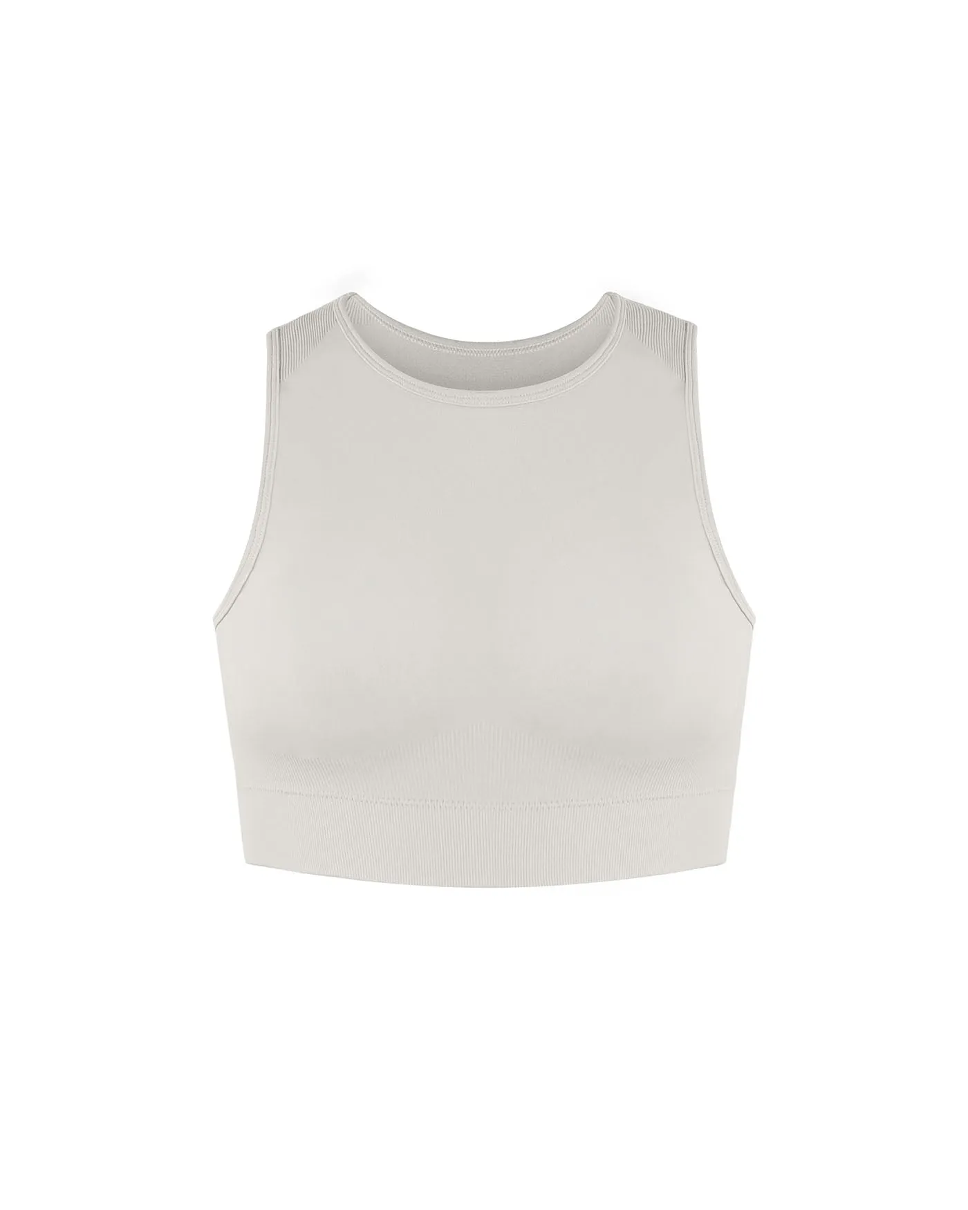 Premium Seamless High Neck Tank Top