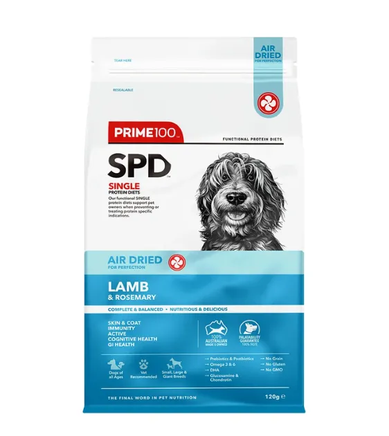 Prime100 SPD Limited Ingredients Air Dried Dog Food (Lamb & Rosemary)