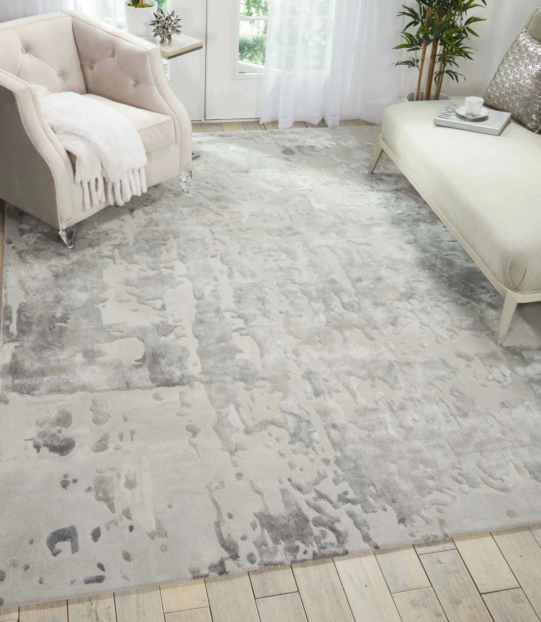 Prismatic PRS12 Silver Grey Rug