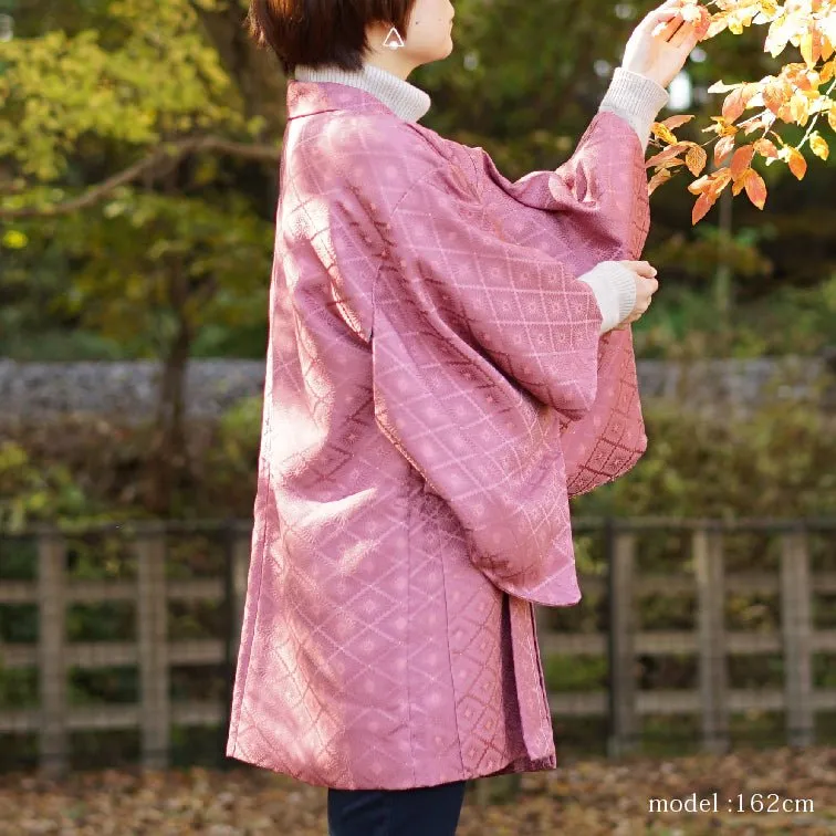 Purple pretty Japanese design haori