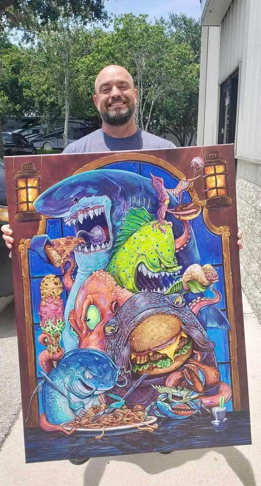 "Seafood See Food" Limited Edition Canvas