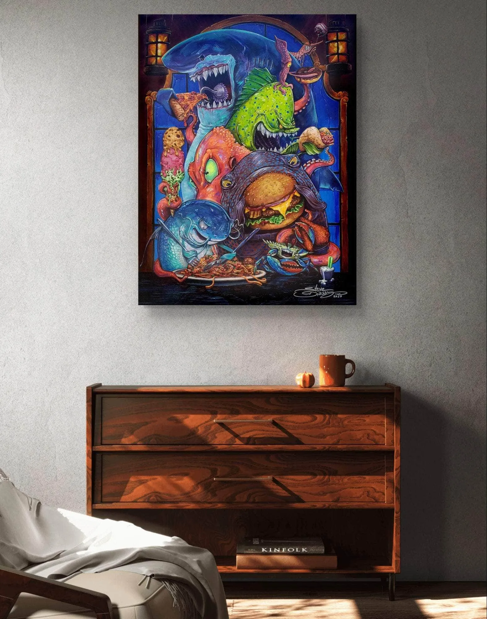 "Seafood See Food" Limited Edition Canvas