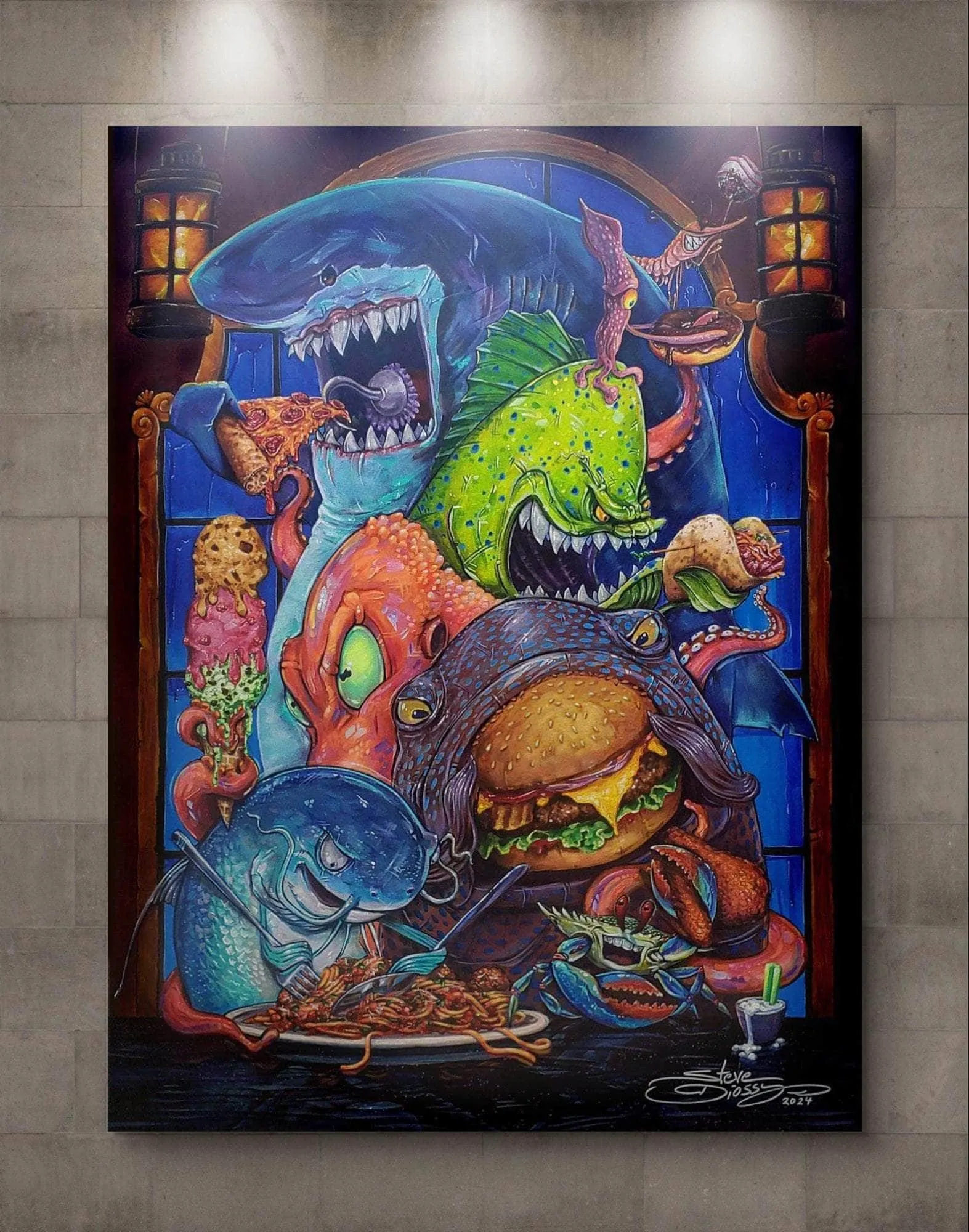 "Seafood See Food" Limited Edition Canvas