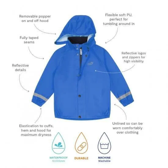 Rainy Day Zip Jacket (Royal Blue)