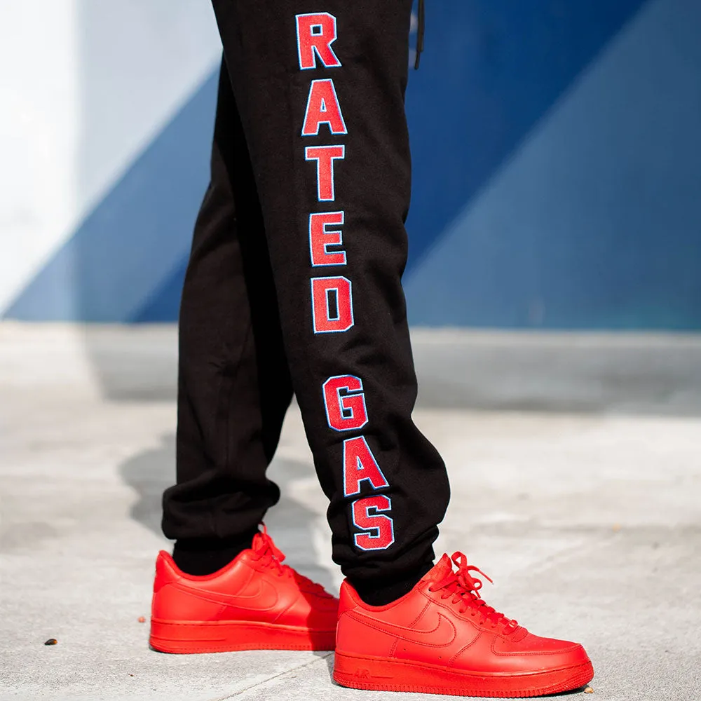 Rated Gas Sweatpants Black