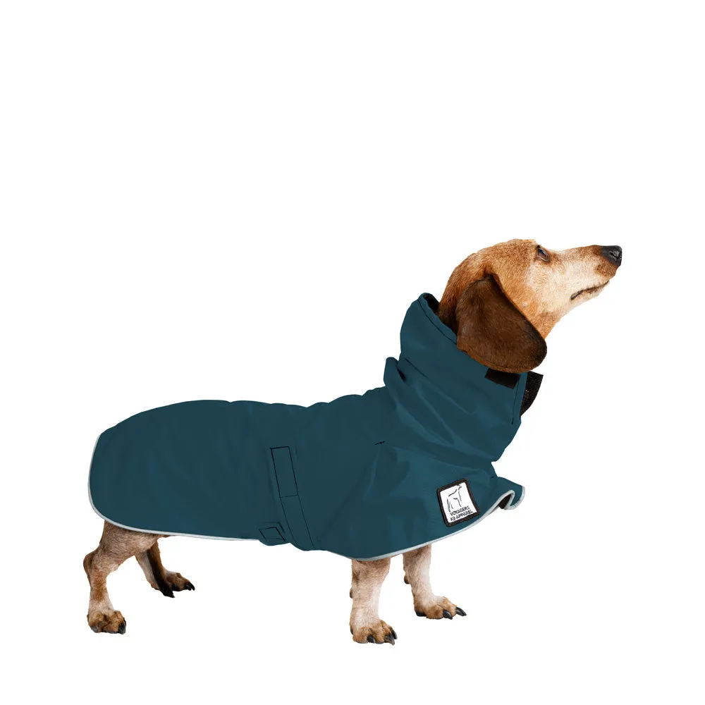 ReCoat ♻️ Miniature Dachshund Raincoat with Harness Opening