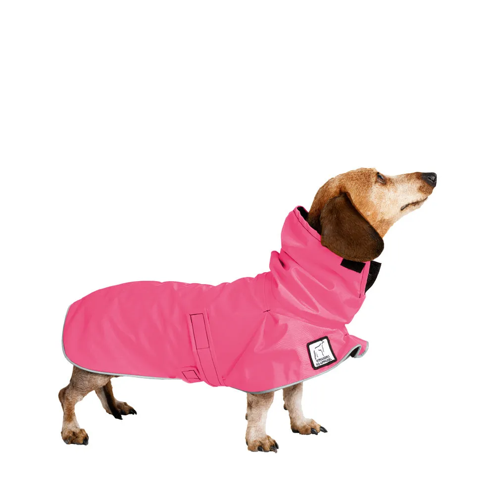 ReCoat ♻️ Miniature Dachshund Raincoat with Harness Opening