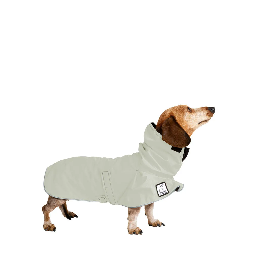 ReCoat ♻️ Miniature Dachshund Raincoat with Harness Opening