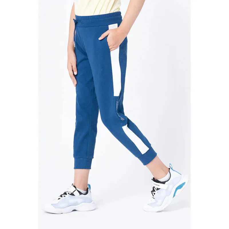 RedTape Girls Blue Color Block Jogger