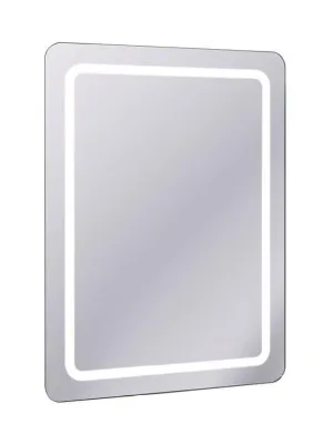 Rida Decors Wall Mirror with 3 LED Light Options (White Light, Natural Light, Warm Light) Bathroom Mirror Wall Mounted Makeup Shaving Mirror 24x36 inch | GN-MIRR-002