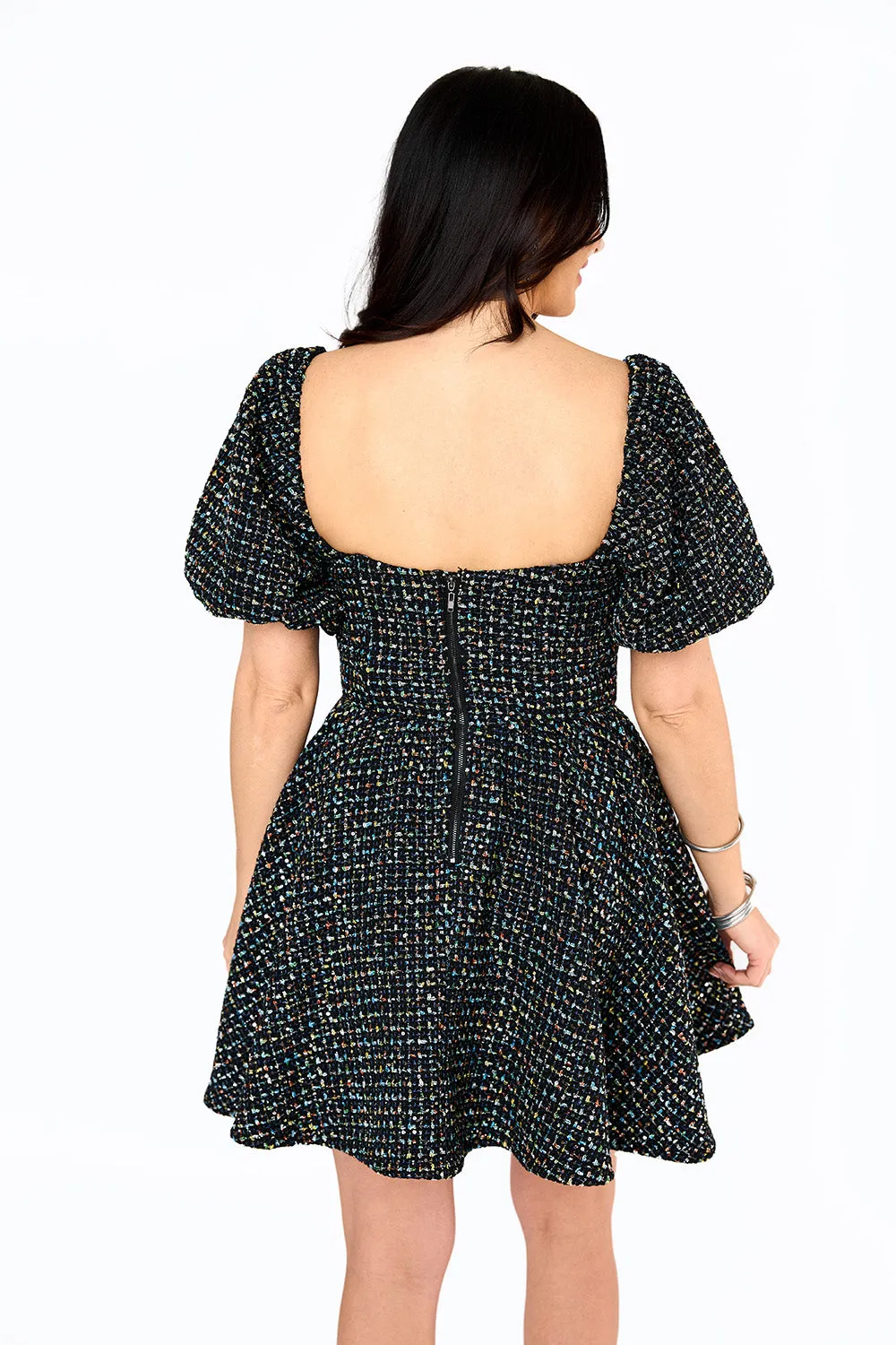 Romeo Puff Sleeve Mini Dress - Paparazzi