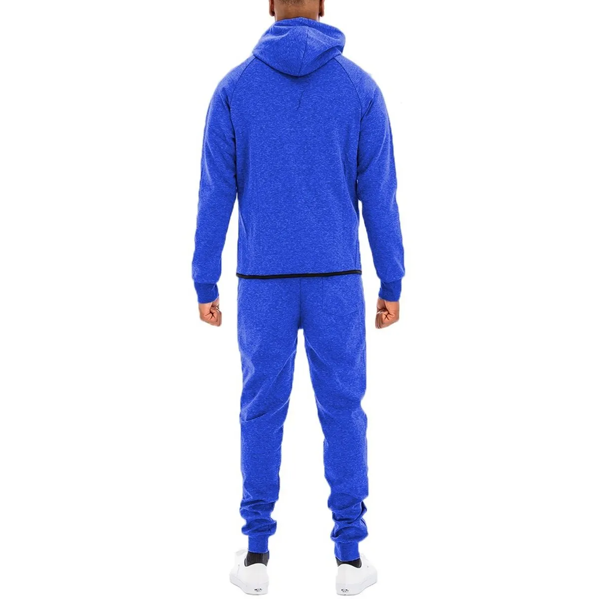 Royal Blue Dynamic Solid Sweat Set