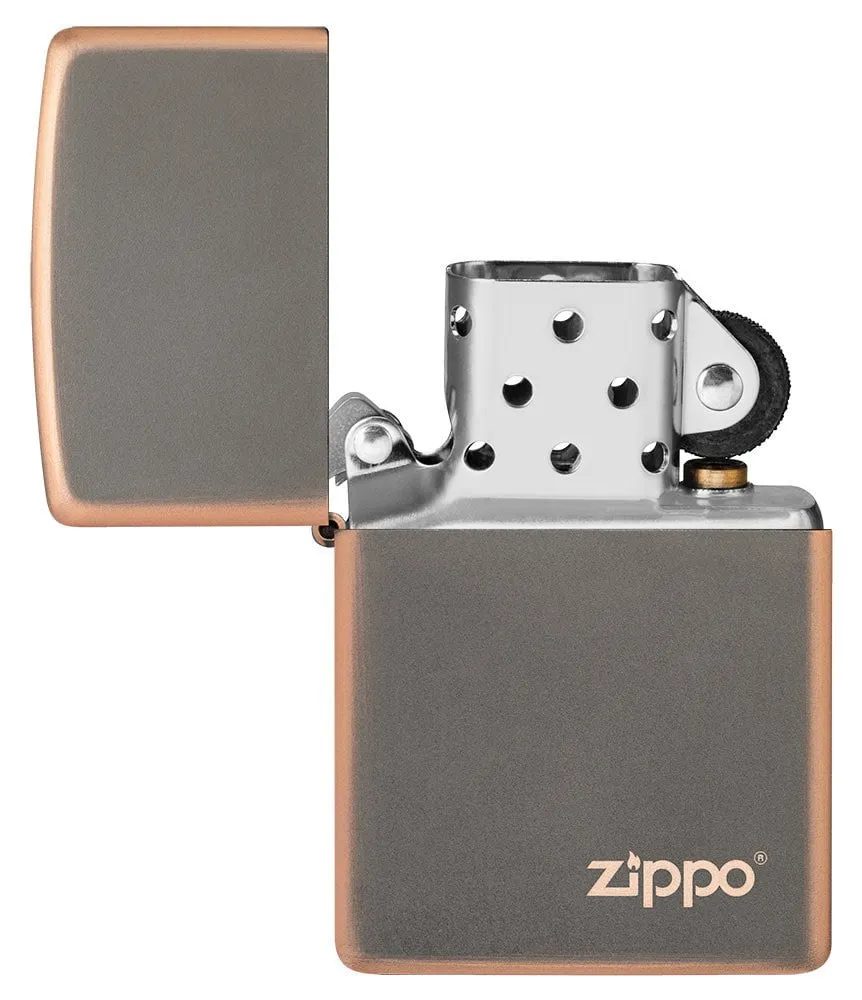 Rustic Bronze Zippo Logo