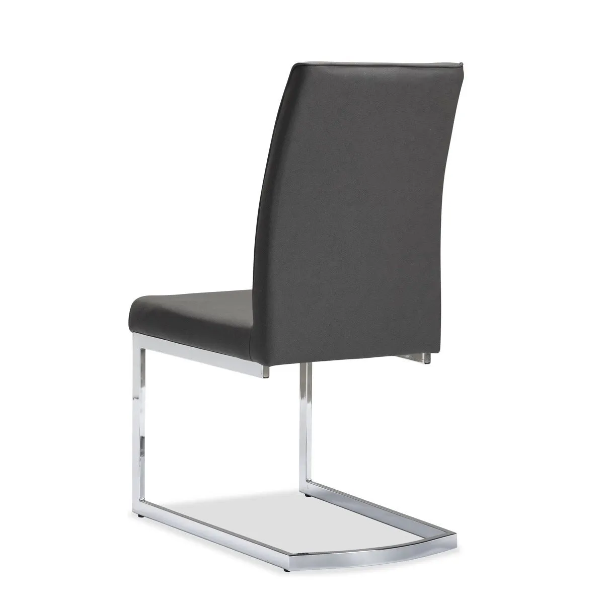 Shirelle chair in Grey Leatherette - Set of 2