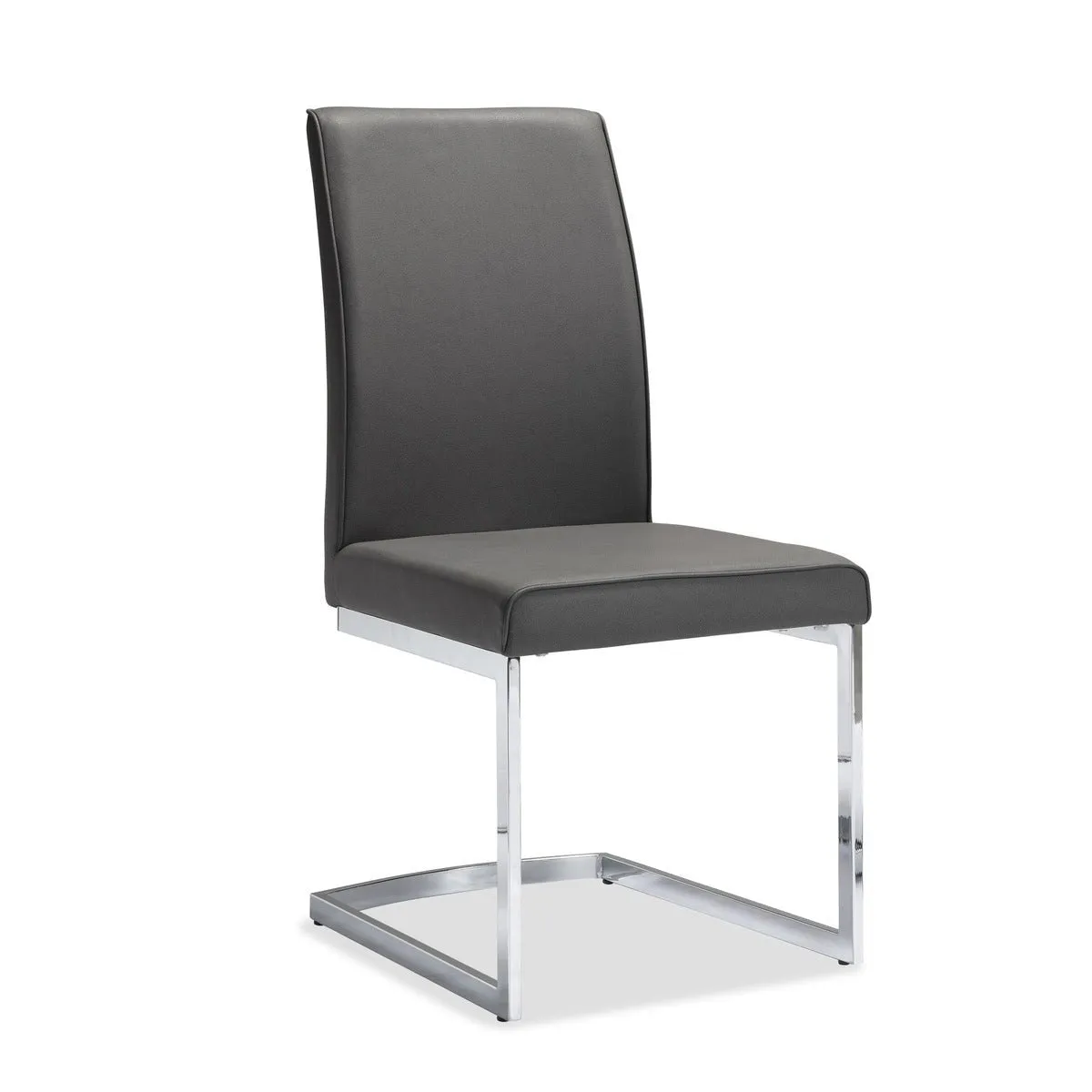 Shirelle chair in Grey Leatherette - Set of 2