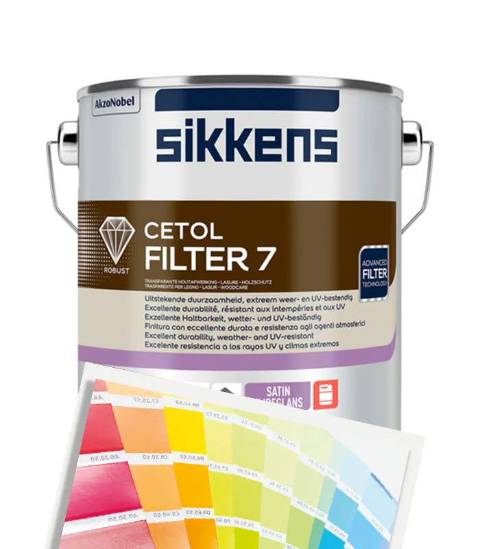 Sikkens Cetol Filter 7 Plus Woodstain - Tinted Colour Match