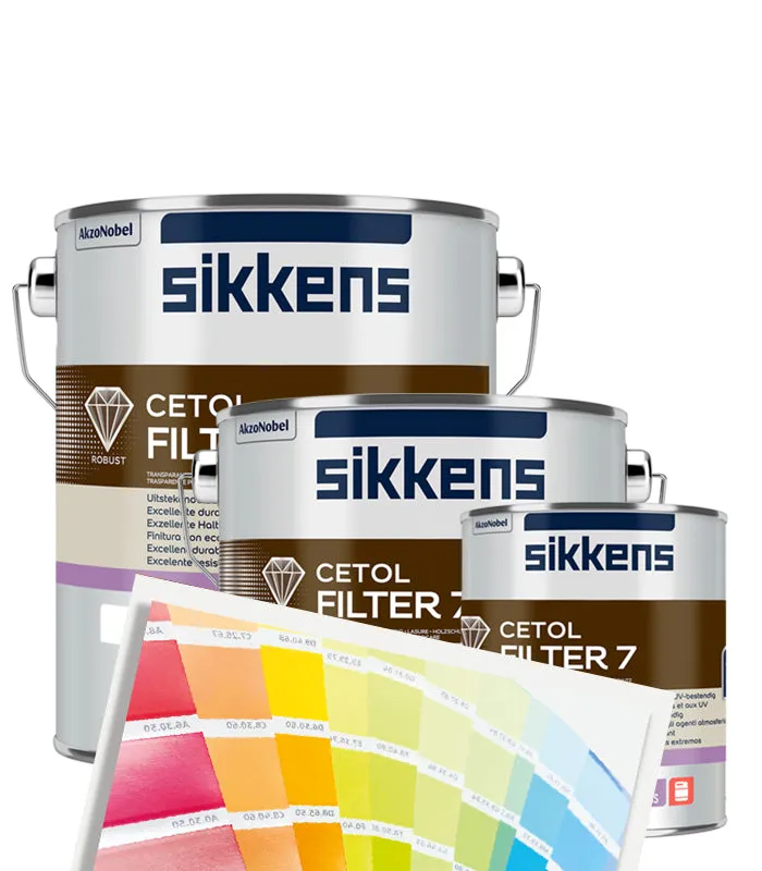 Sikkens Cetol Filter 7 Plus Woodstain - Tinted Colour Match