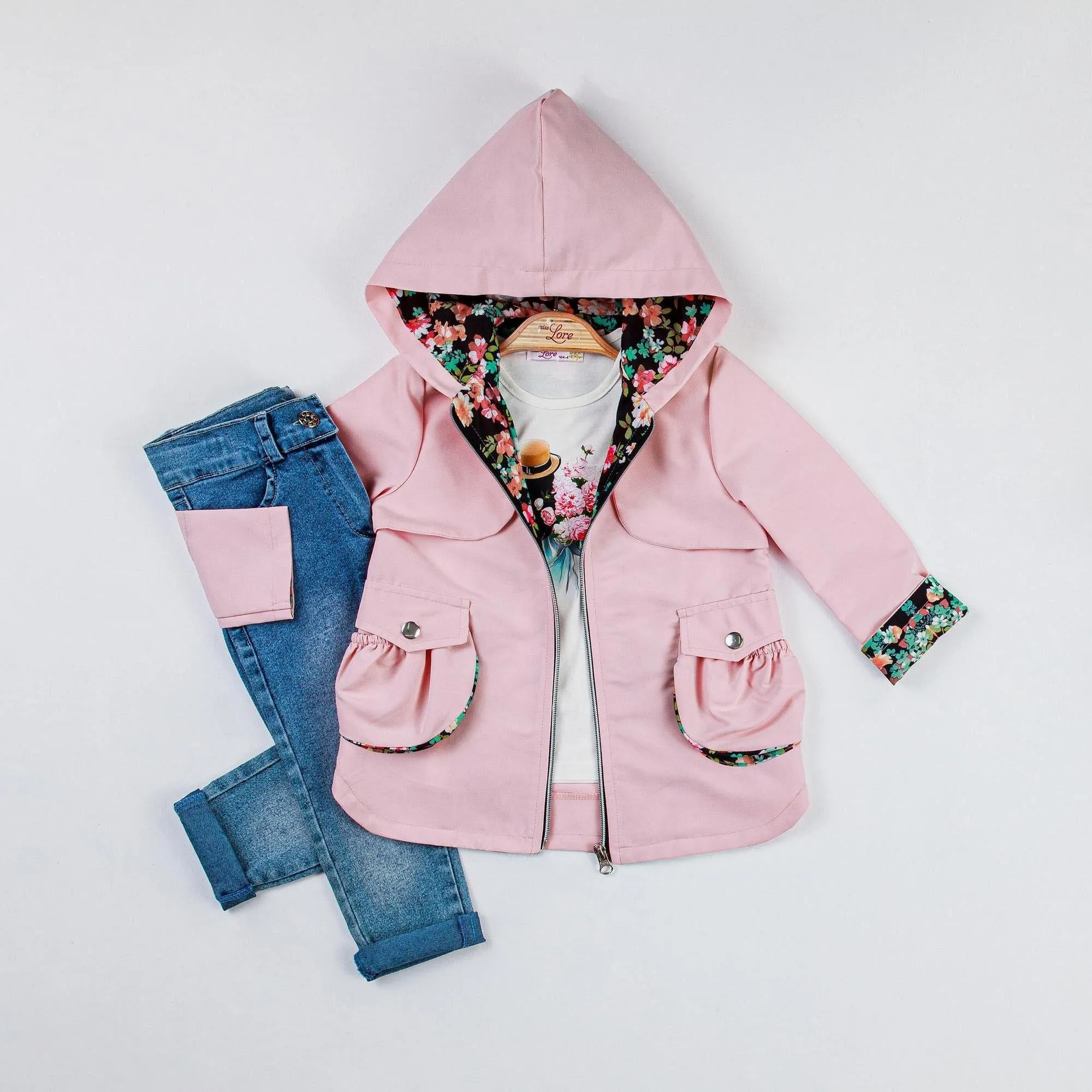 Spring Bloom Girls Casual Set