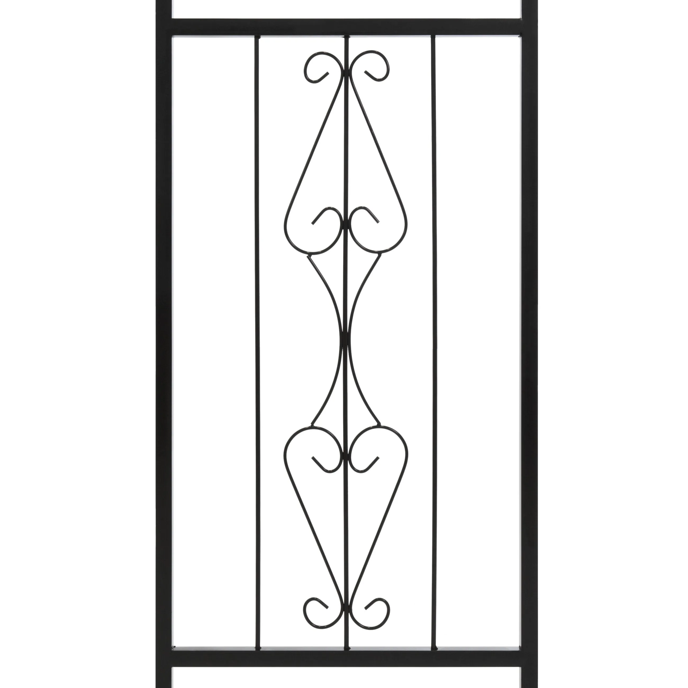 Steel Garden Arch Arbor Trellis for Climbing Plants, 92in Height