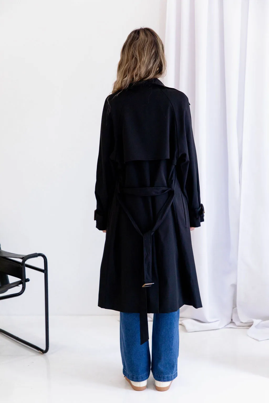 Tallon Trench Coat - Black