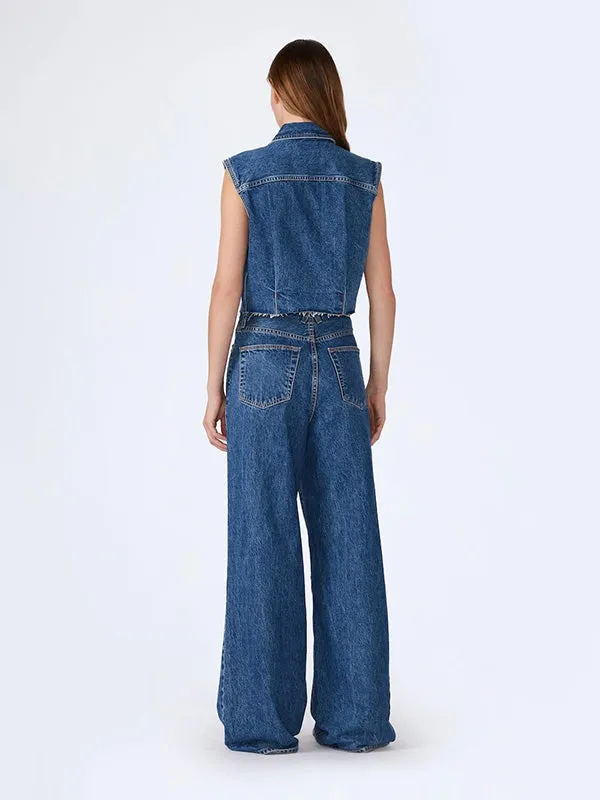 Taylor Wide Pleat Jean in Sweet Memory