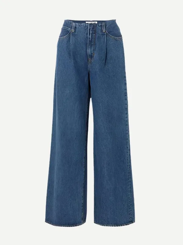 Taylor Wide Pleat Jean in Sweet Memory