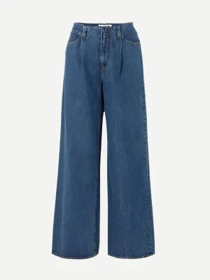 Taylor Wide Pleat Jean in Sweet Memory