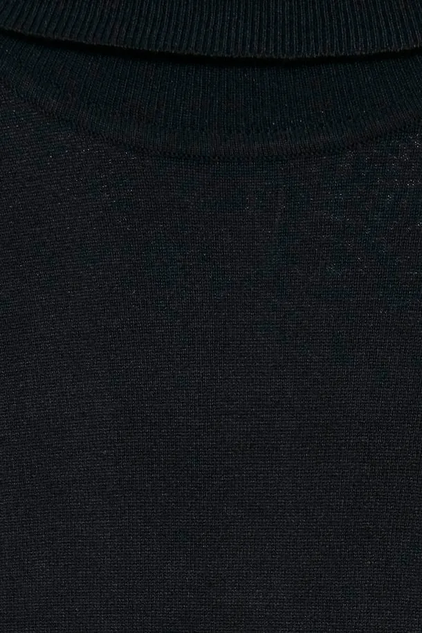 The Mafa Roll Neck Pullover - Black