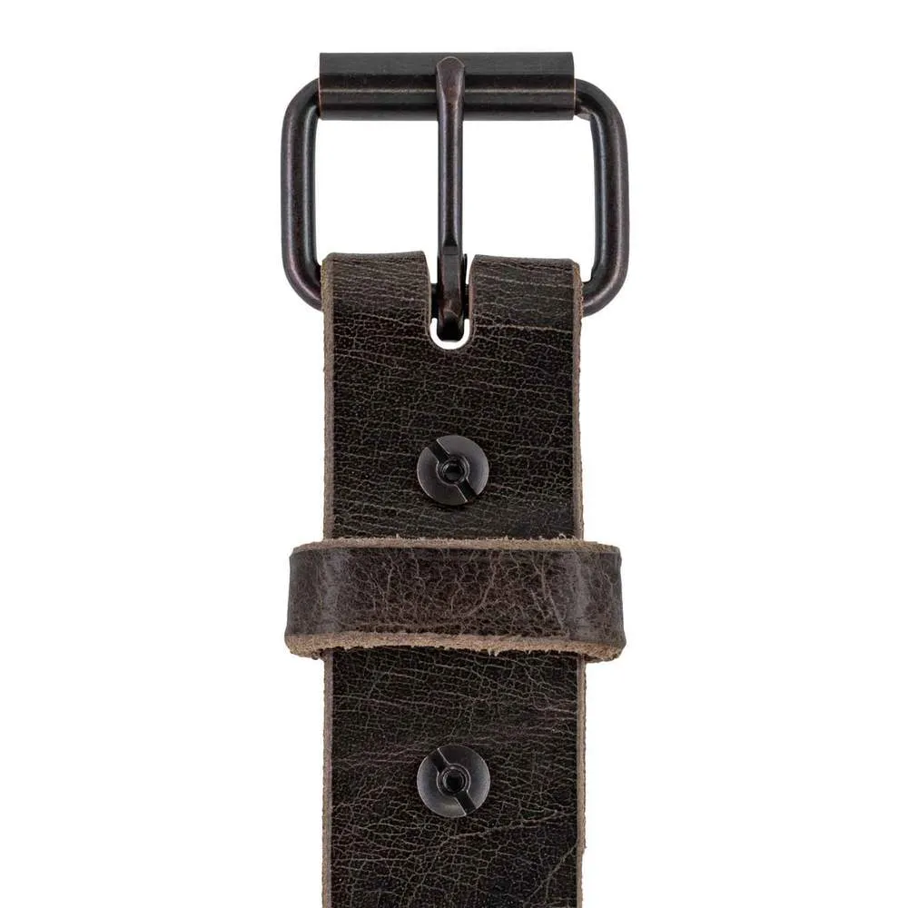 The Rustic Glazed Leather Jean Belt - 1.5"