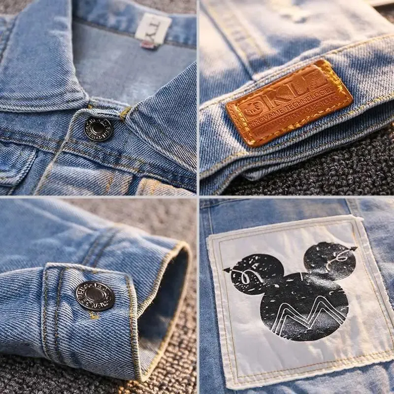 Toddler Denim Jacket Mickey Style