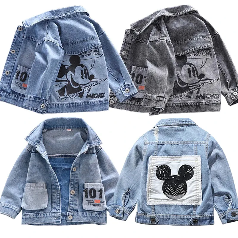 Toddler Denim Jacket Mickey Style