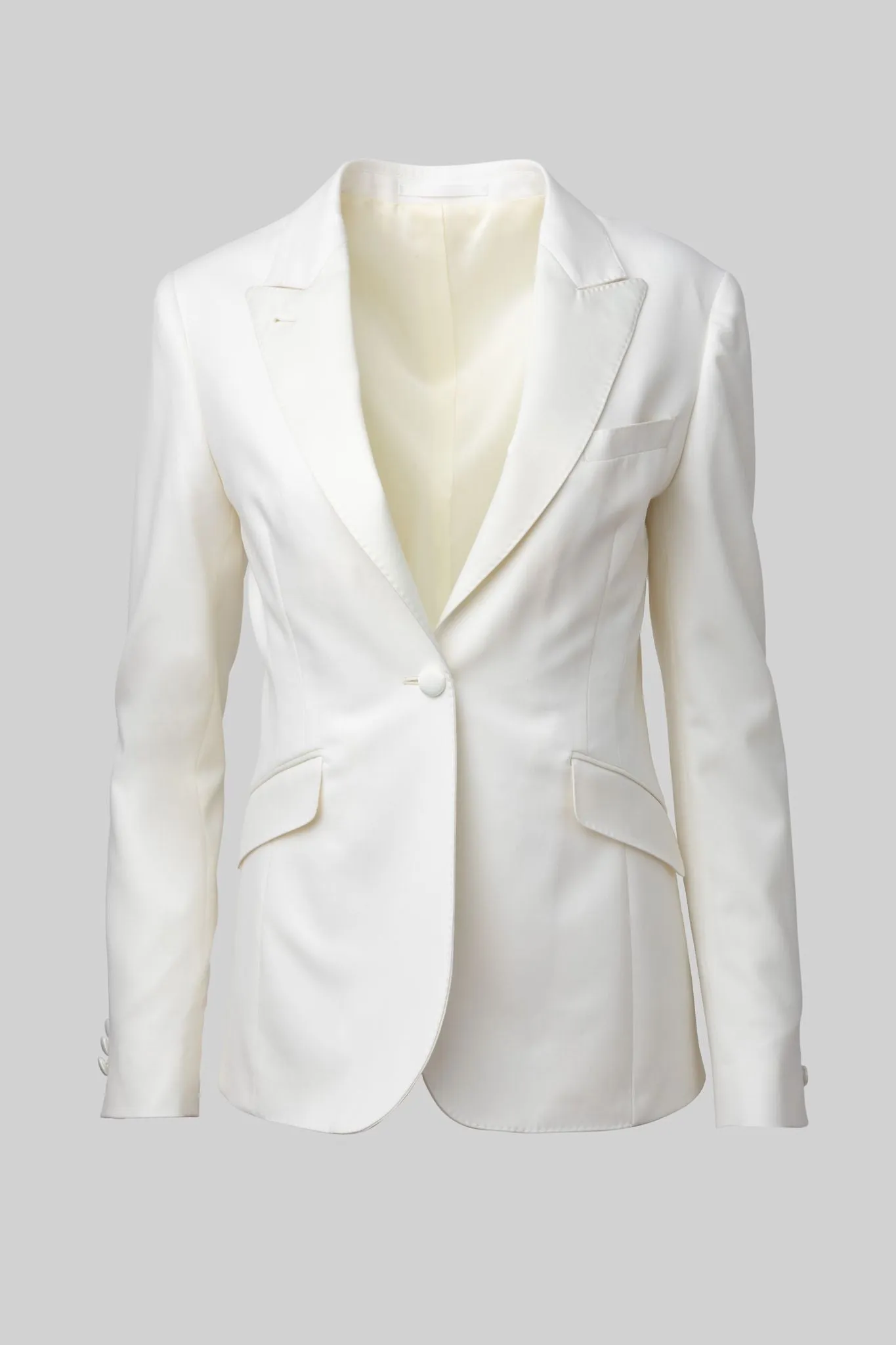 Tuxedo Jacket - Ivory