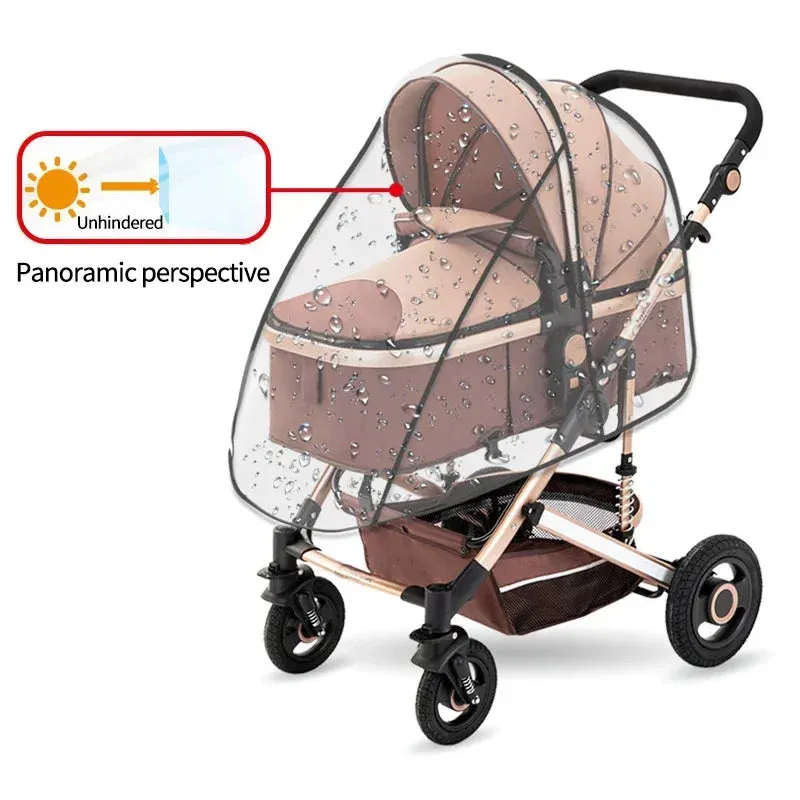 Universal Waterproof Pram Rain Cover Baby Stroller Accessories