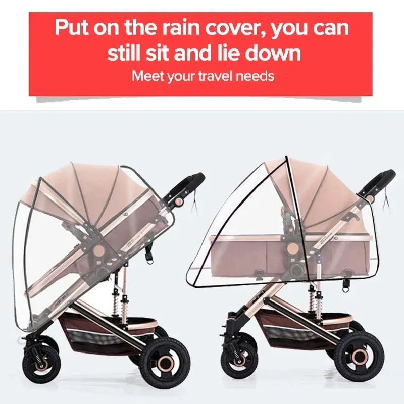 Universal Waterproof Pram Rain Cover Baby Stroller Accessories