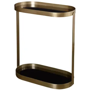 Uttermost Adia Antique Gold Accent Table