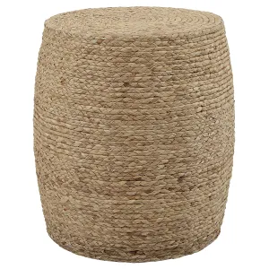 Uttermost Resort Straw Accent Stool