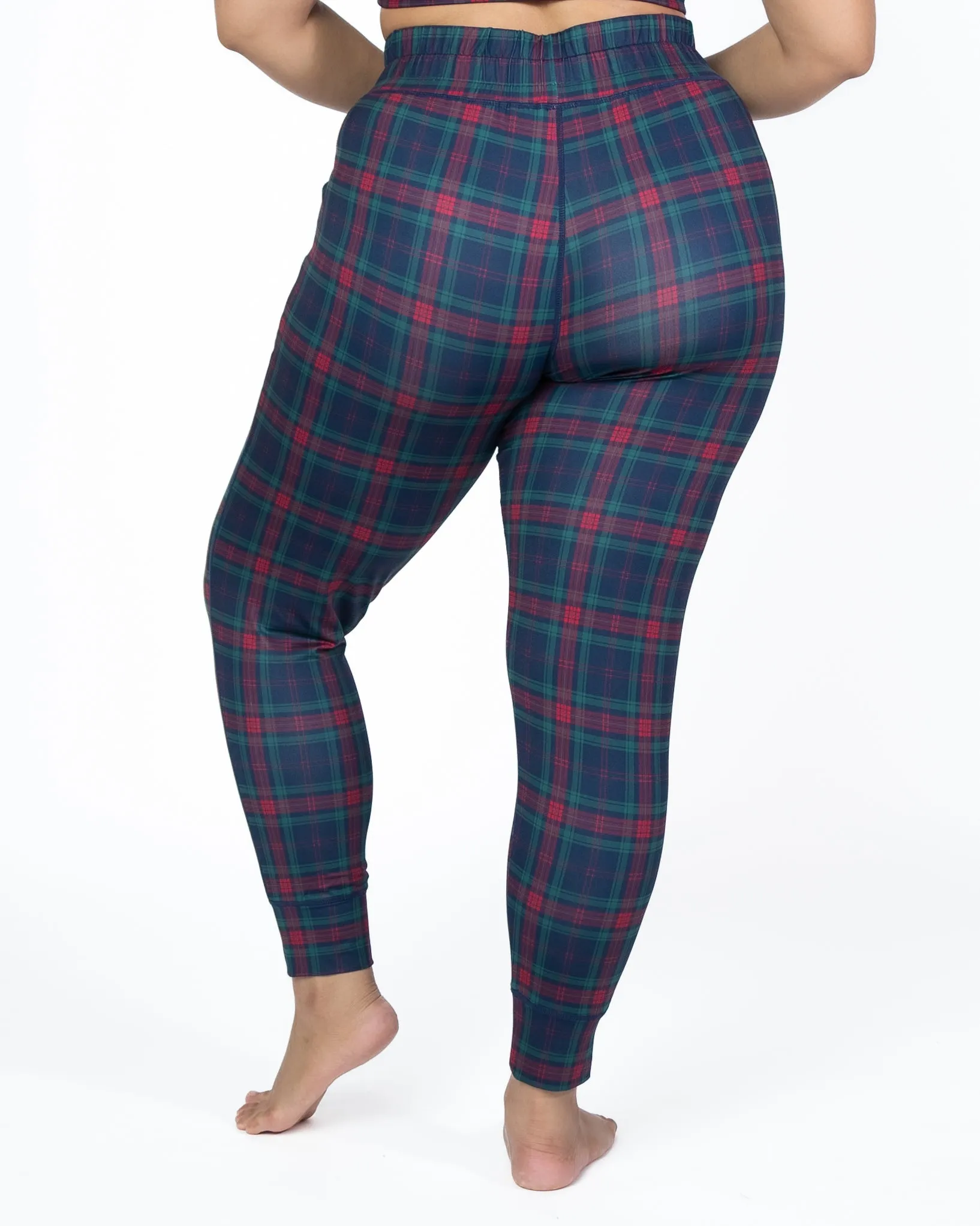 Weekend Joggers - Holiday Plaid