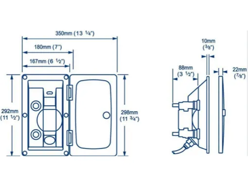 Whale Swim n Rinse Transom Shower - 2 Models