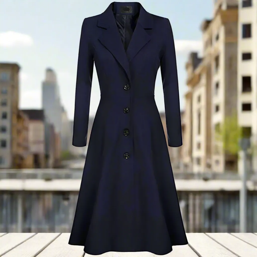 Women's Coat beautiful style slim Casual Chic Loose Elegant Vintage Long Sleeve Coat tops