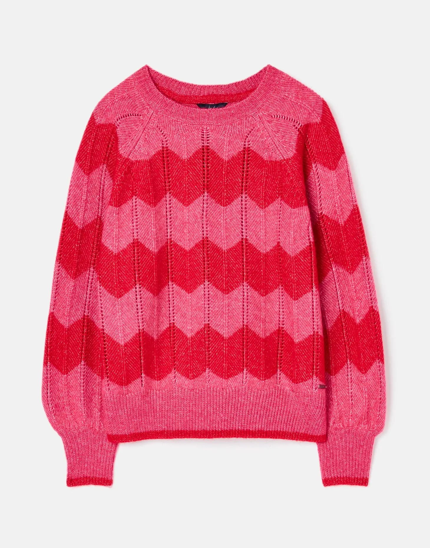 Women's Rianna Zig Zag Jumper - Pink Stripe