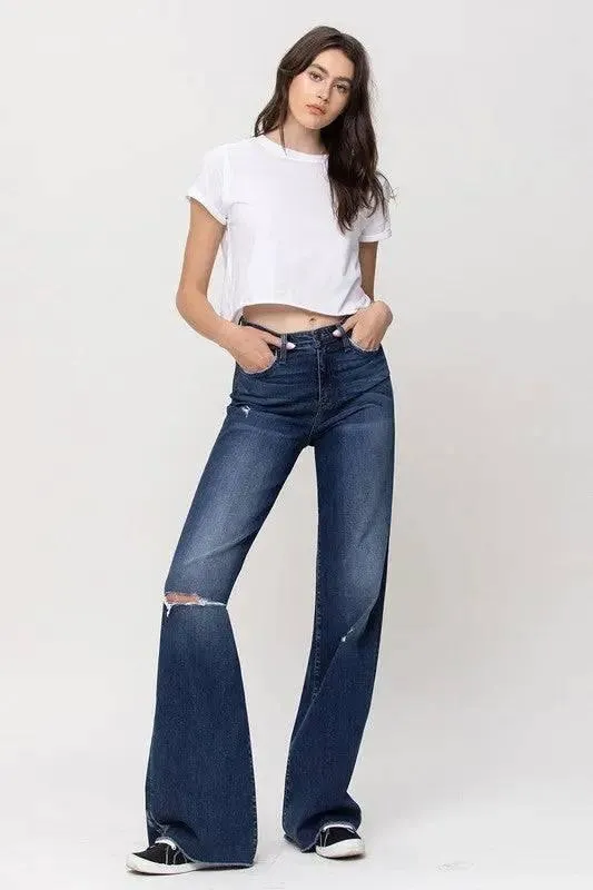 Women's Stretch High Rise Distressed Jeans