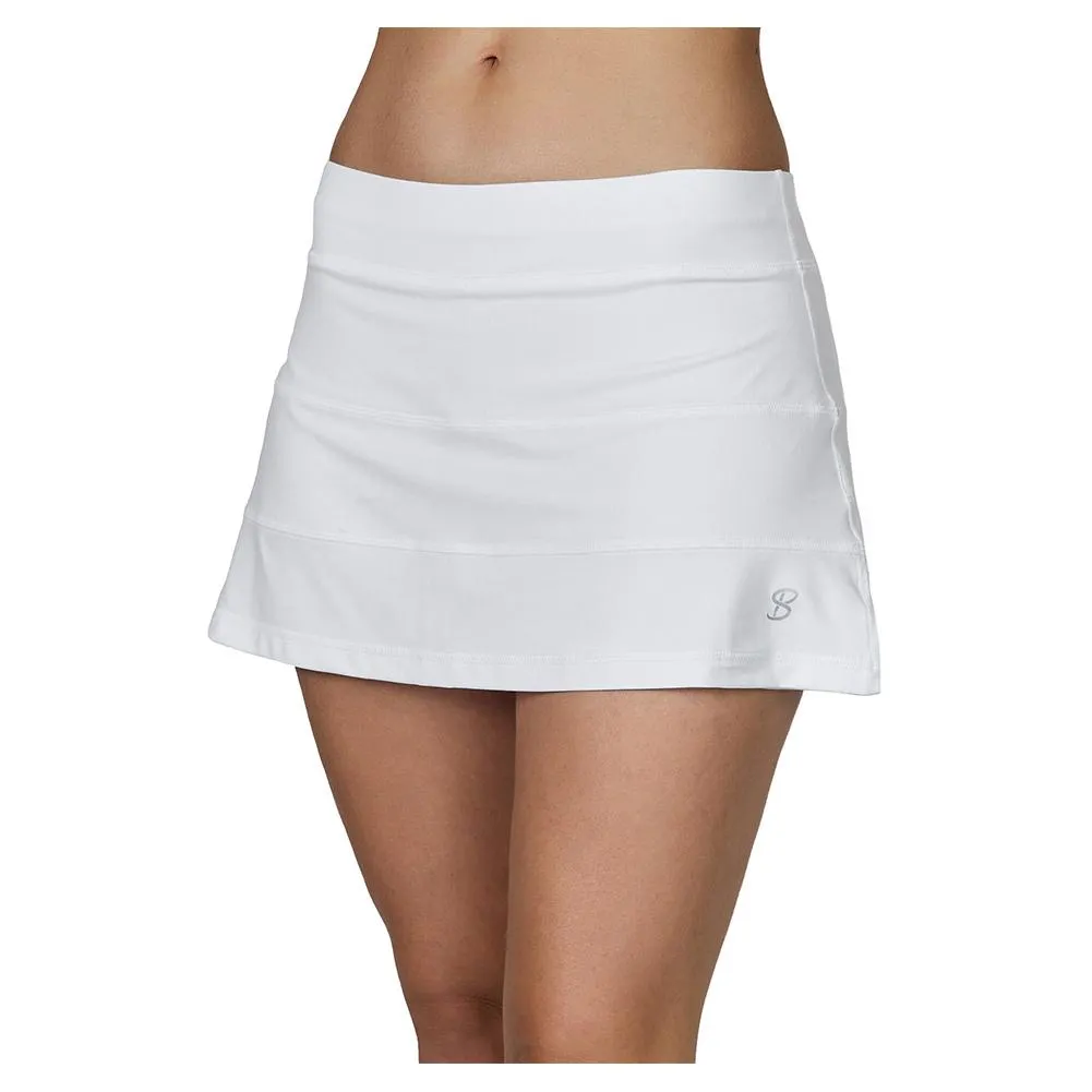 Women's UV Colors 13 Inch Tennis Skort White