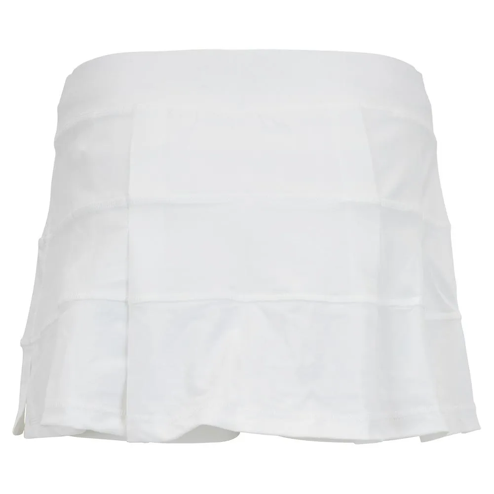 Women's UV Colors 13 Inch Tennis Skort White