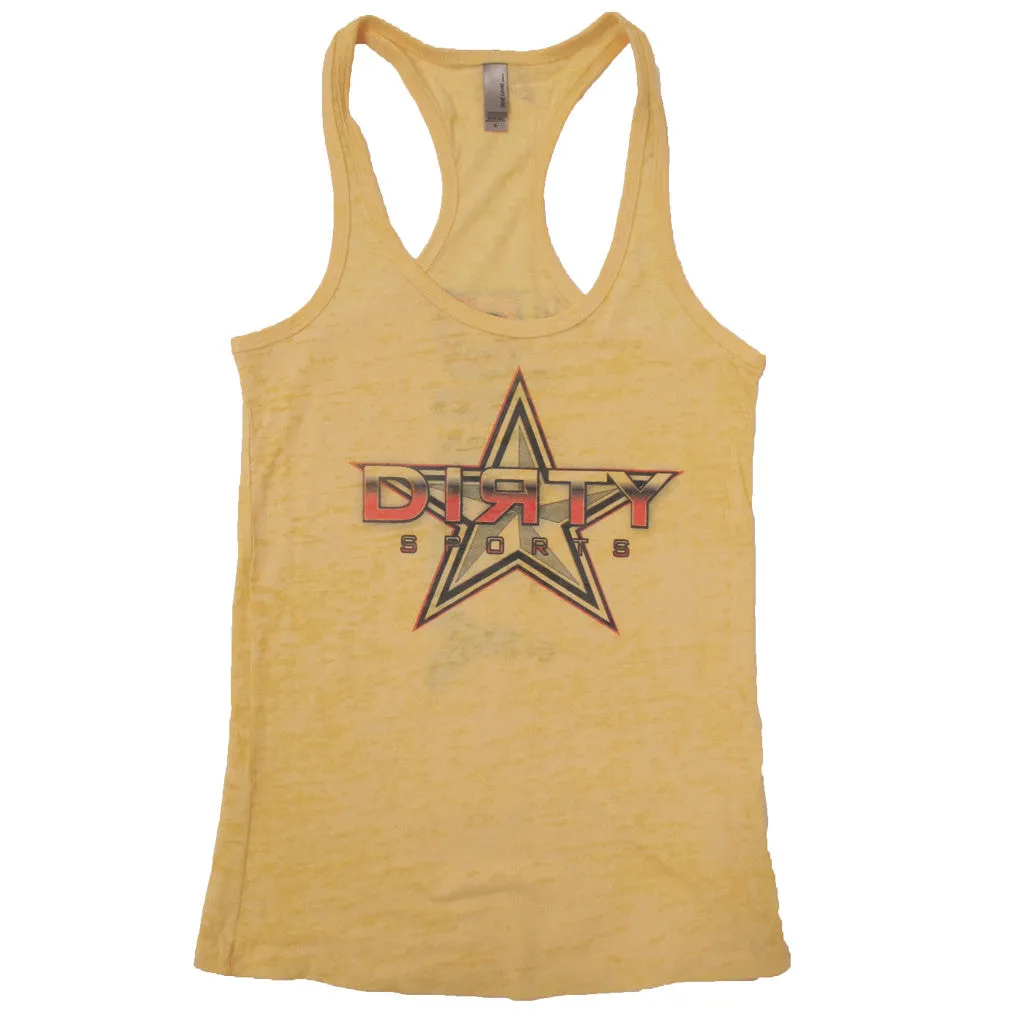 Yellow Razor Tank with Dirty Sports Star