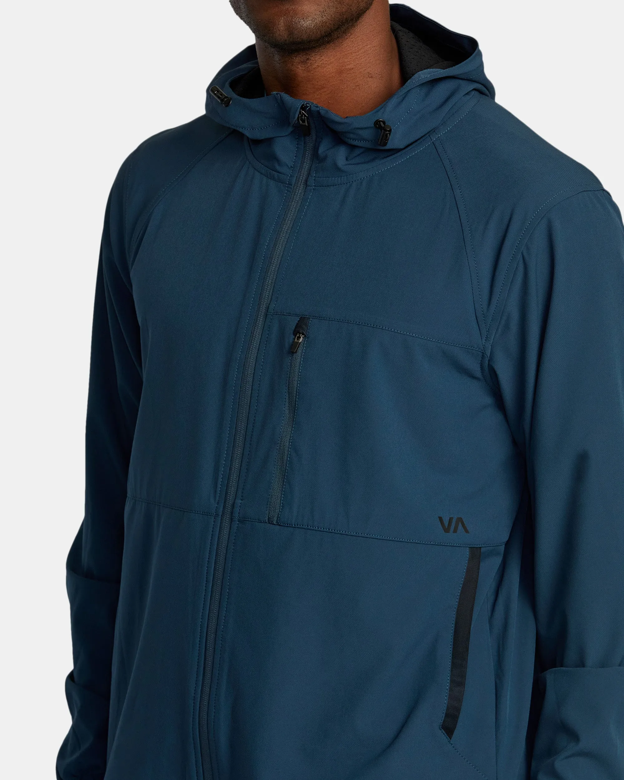 Yogger Zip-Up Hooded Jacket II - Petrol Blue