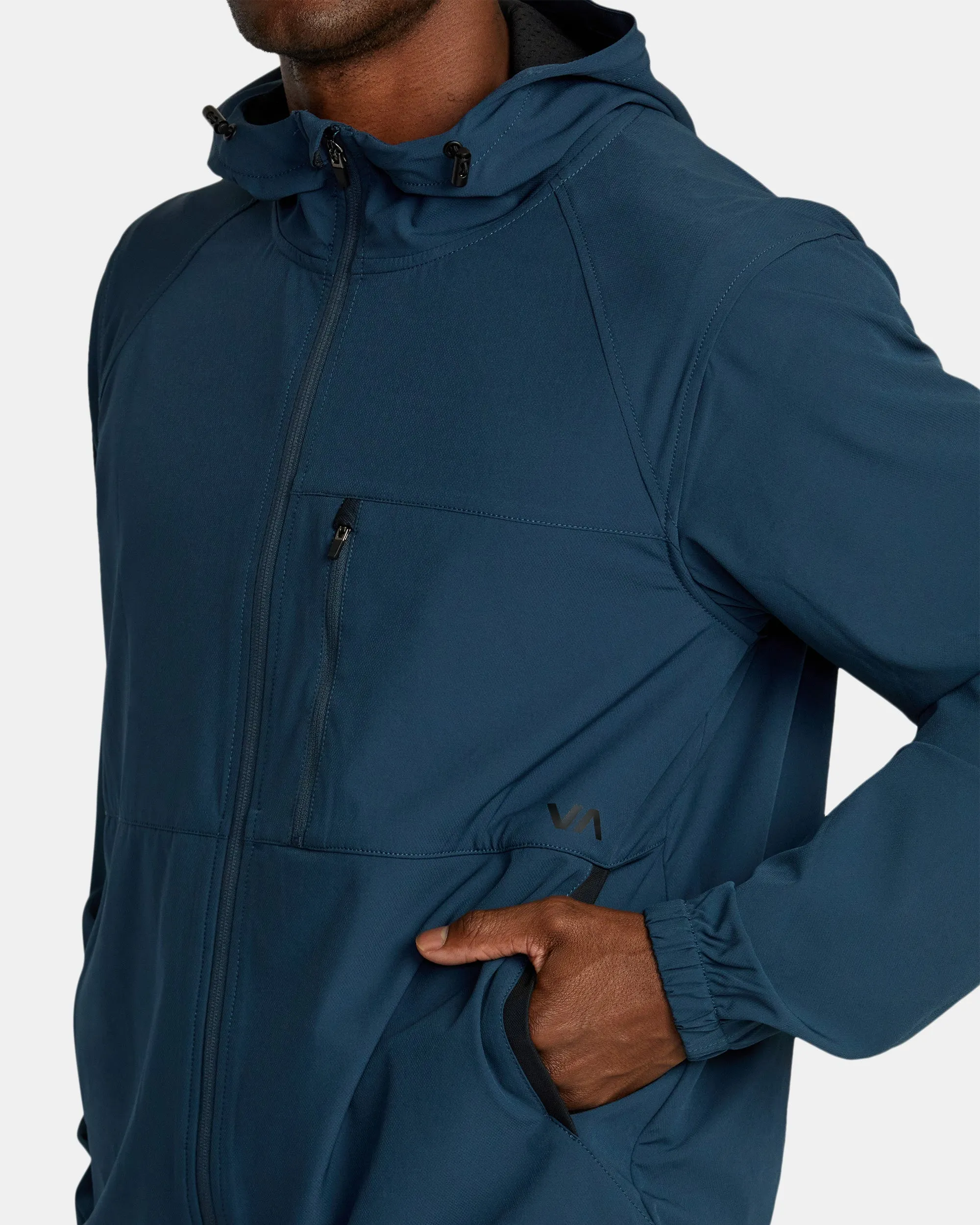 Yogger Zip-Up Hooded Jacket II - Petrol Blue