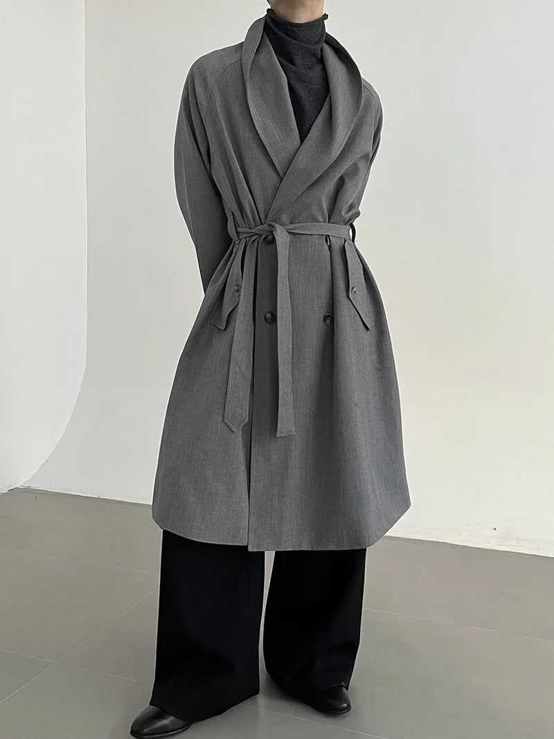 Zhou Front Pocket Trench Coat